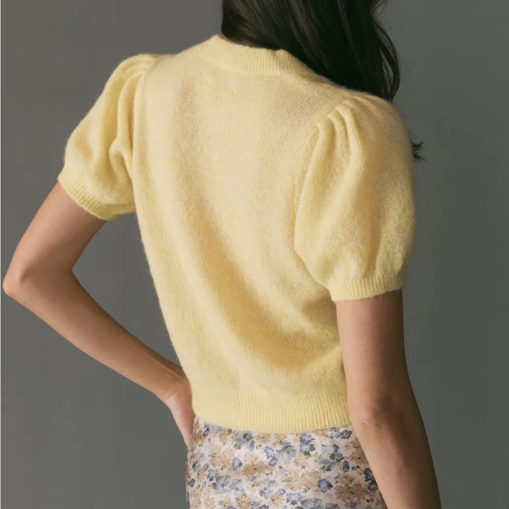 New Doen Anisa Cardigan in Dandelion - Picture 4 of 14